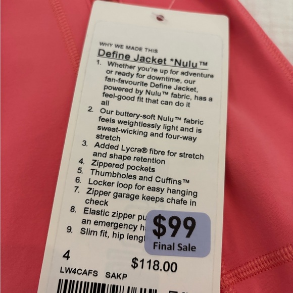 Lululemon Define Jacket - Picture 2 of 2